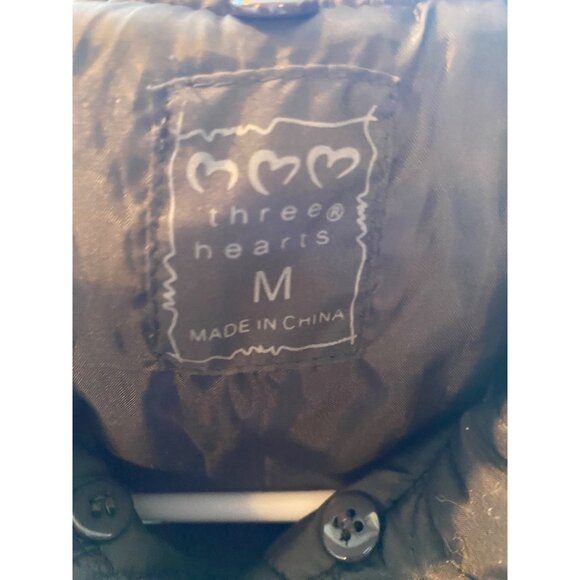 Quilted Puff Vest With Circle Pattern & Zipper Closure By Three Hearts - Womens - Picture 4 of 5